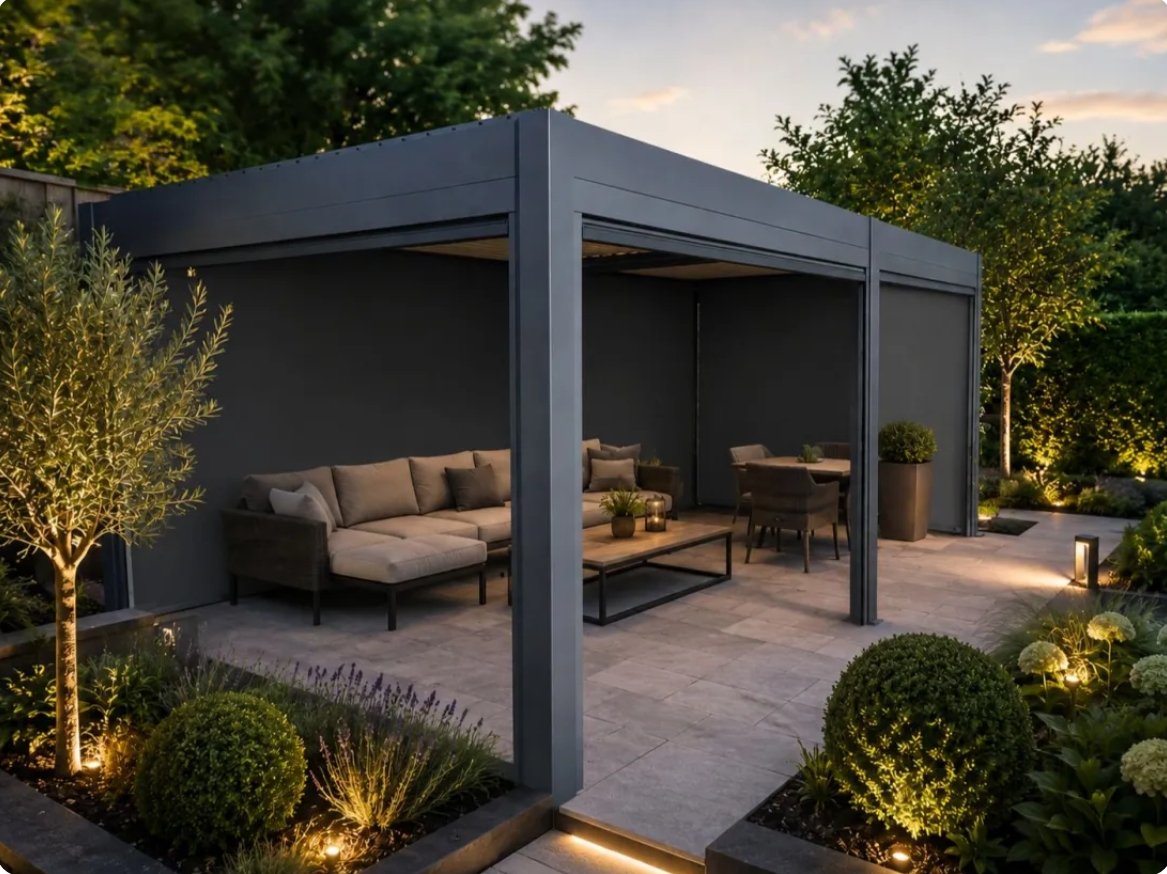 Eclipse 5m by 3.5m motorised pergola