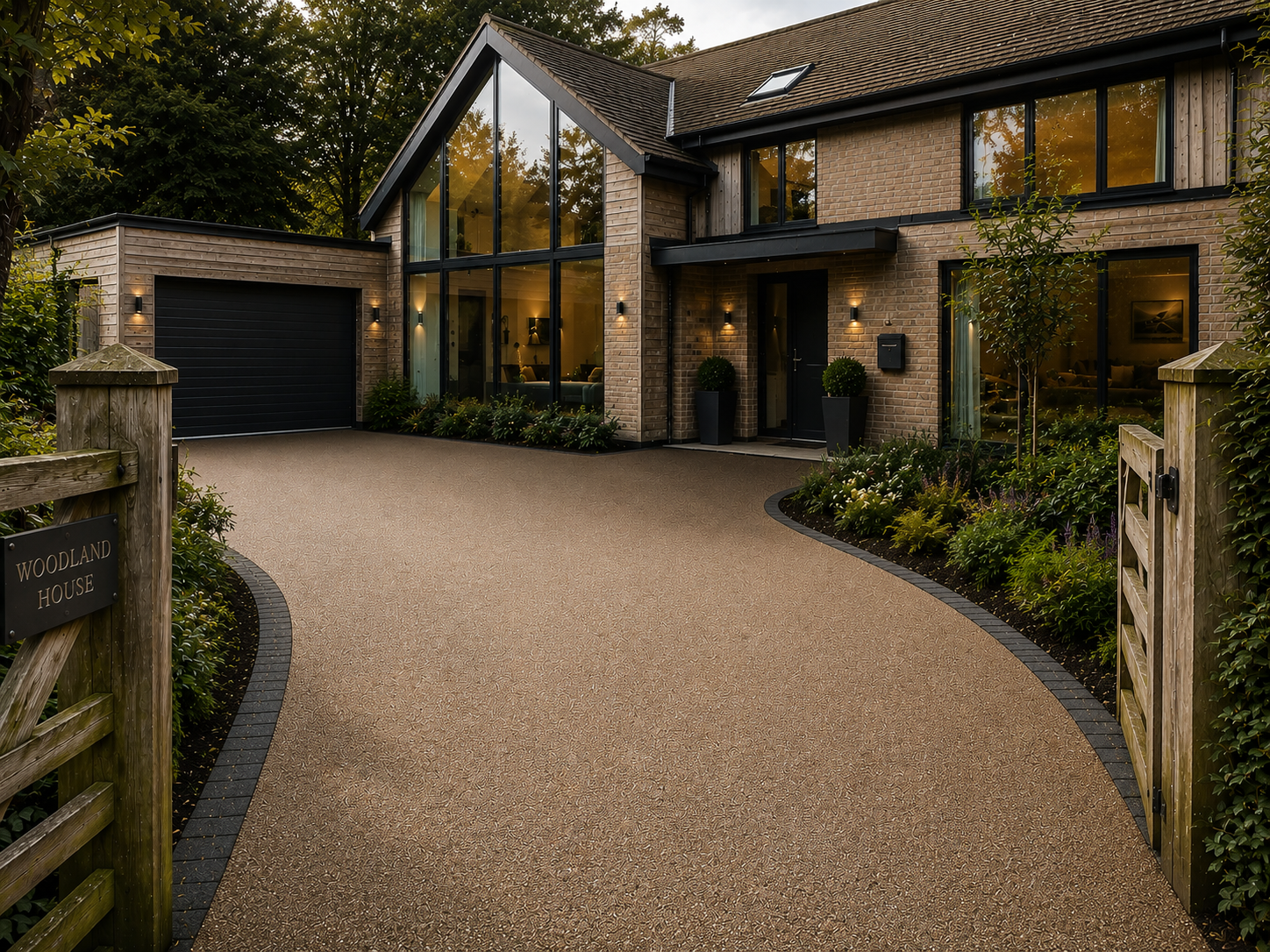 Resin bound driveway in Haslemere