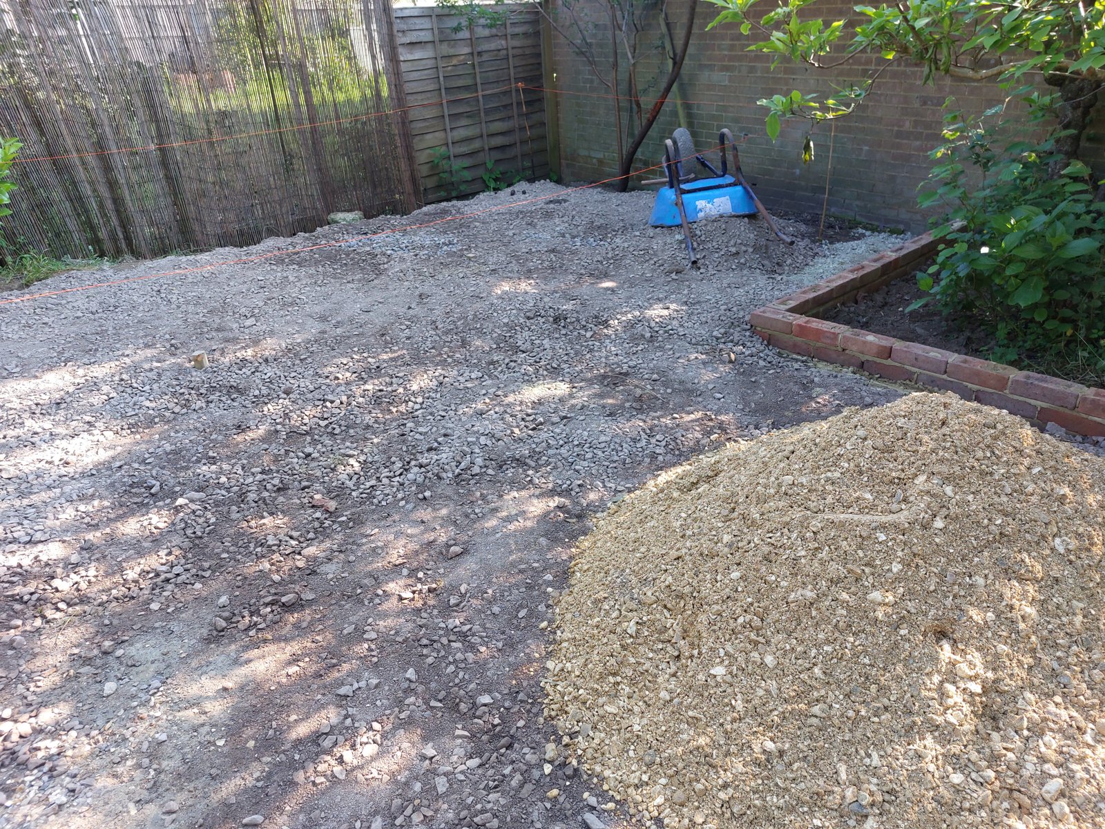 Reinforced concrete oversite and structural base construction