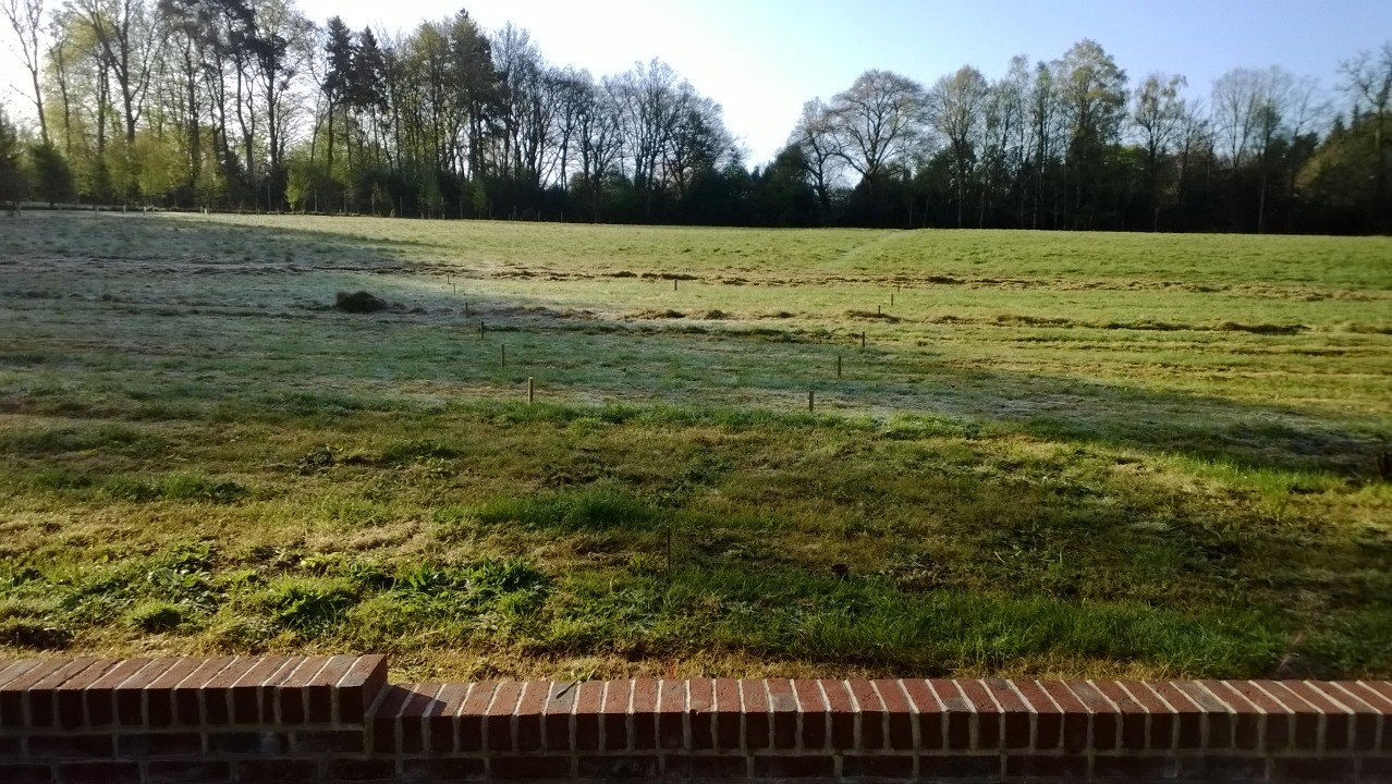 Stonework walling and water feature in a Haslemere garden